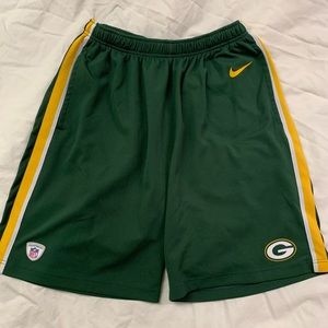 Green Bay Packers Nike Dri-Fit shorts